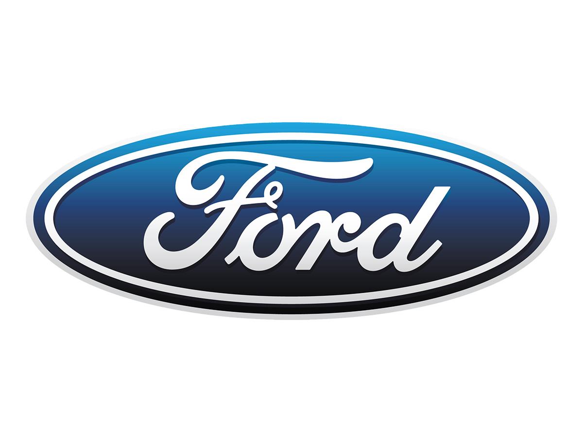 The Ford motors logo.