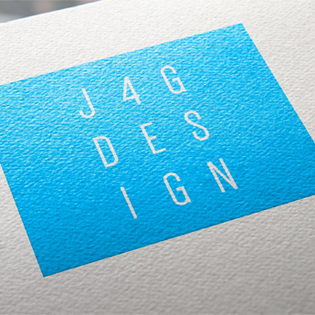 J4G Design logo on the top of an invoice, you can only see the corner